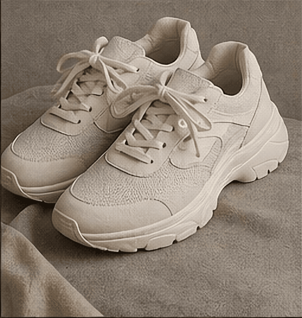 ボリュームスニーカー（ホワイト）